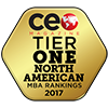 CEO magazine tier one north american MBA rankings 2017