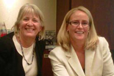 Dr. Connie Johnson and Amy Powell
