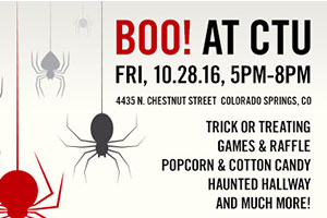 Boo at CTU Colorado Springs