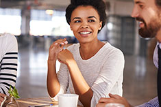 woman planning and Tracking her success benefits