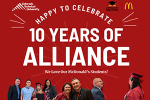 Happy to Celebrate 10 Years of Alliance - We love our McDonald’s Students!