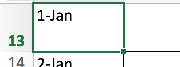 Excel - autofill function