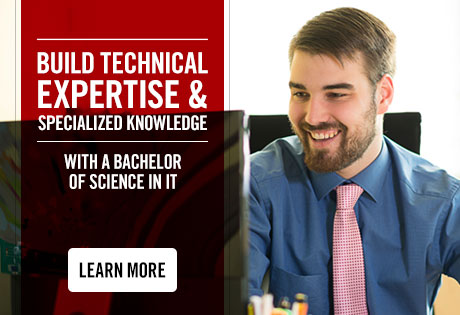 build technical expertise with a bachelor of science in IT -  learn more