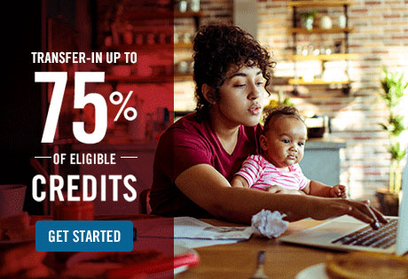 transfer-in up to 75% of eligible credits - get started